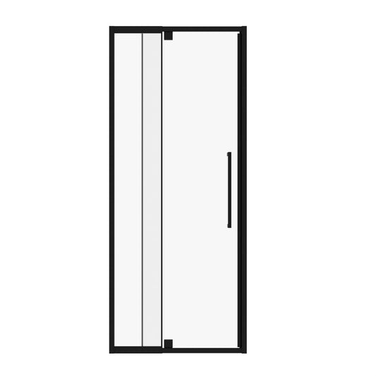 Semi-Frameless Pivot Hinged Shower Door, Reversible Design