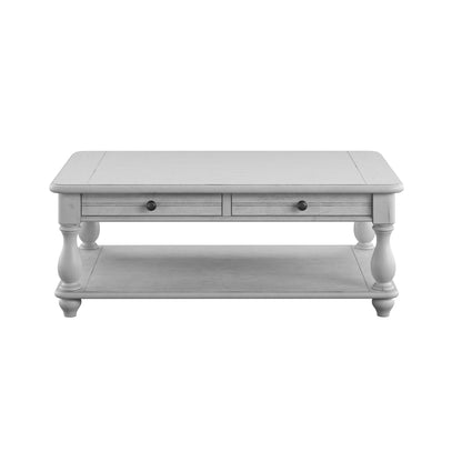 Cocktail Table - Gray - Solid Wood
