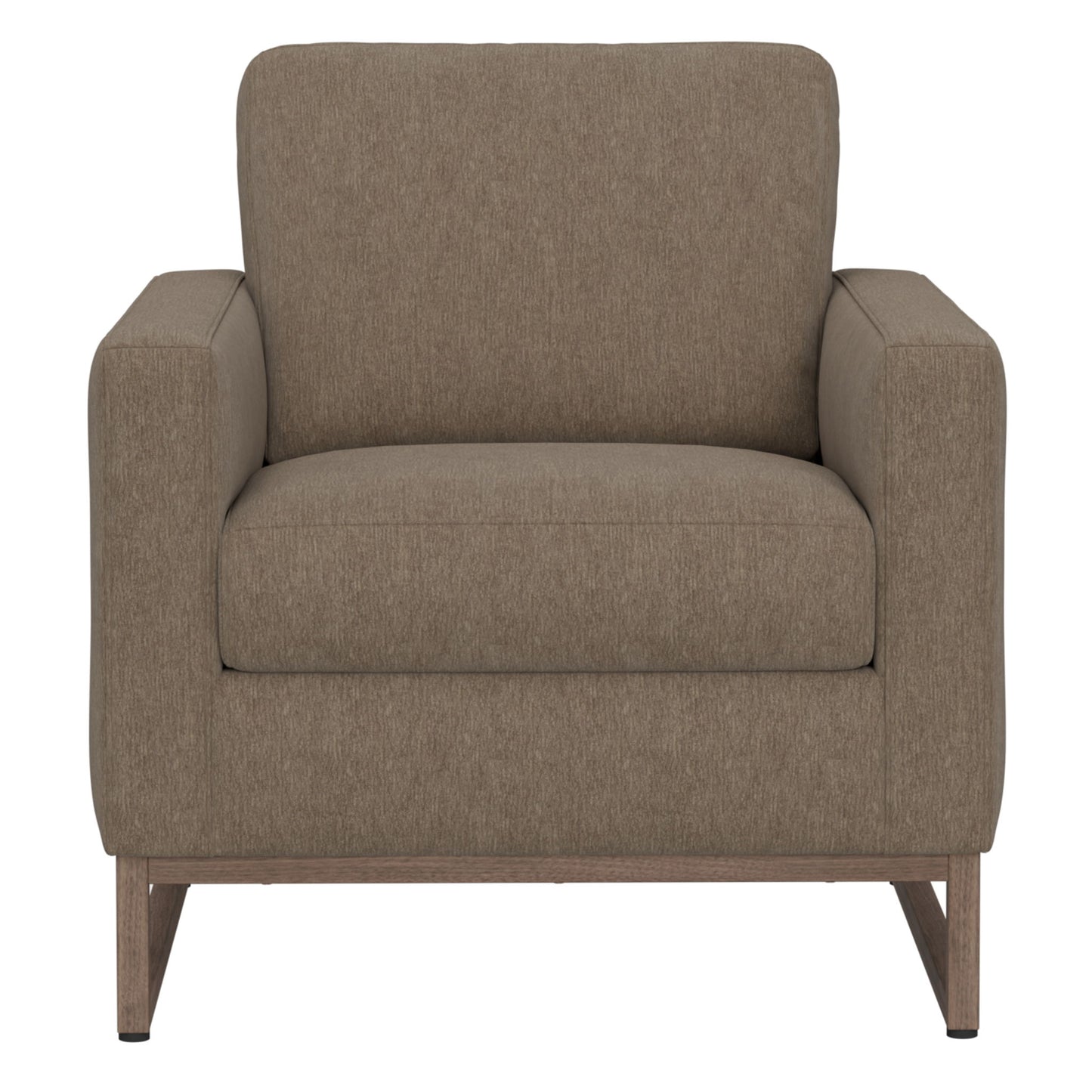 Accent Chair With Track Arm Design