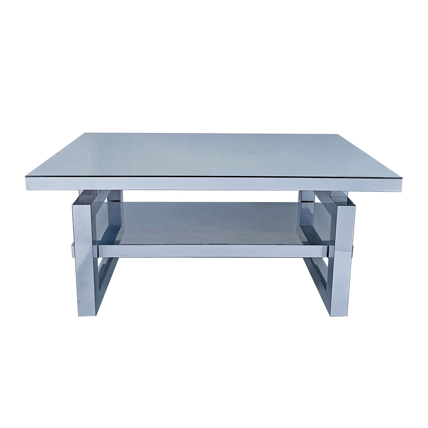 Square Coffee Table For Living Room - Silver