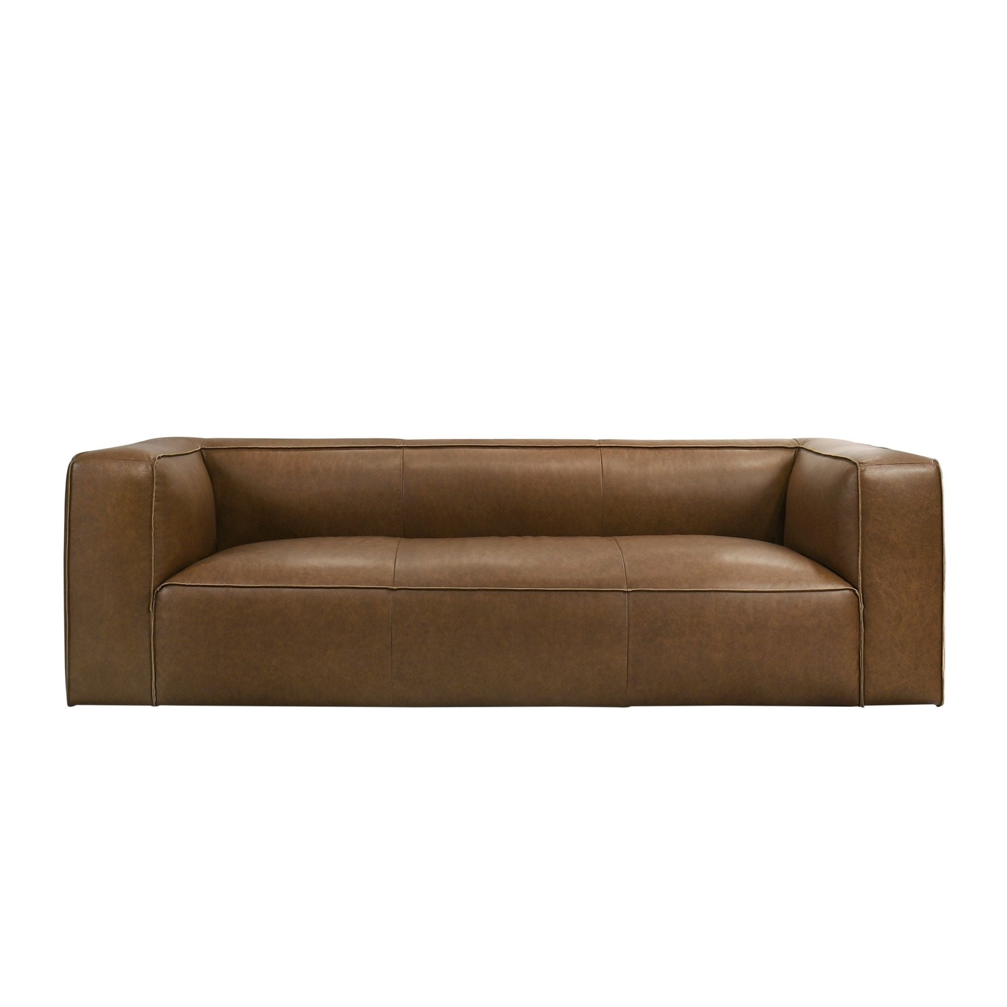 Colton - Sofa With Corner Blocked Frame - Tan – Black Dog Furniture
