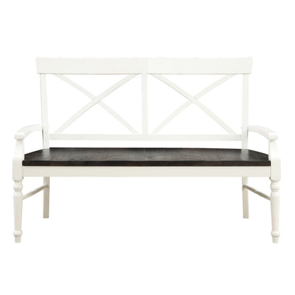 Mountina - Bench - Brown / White