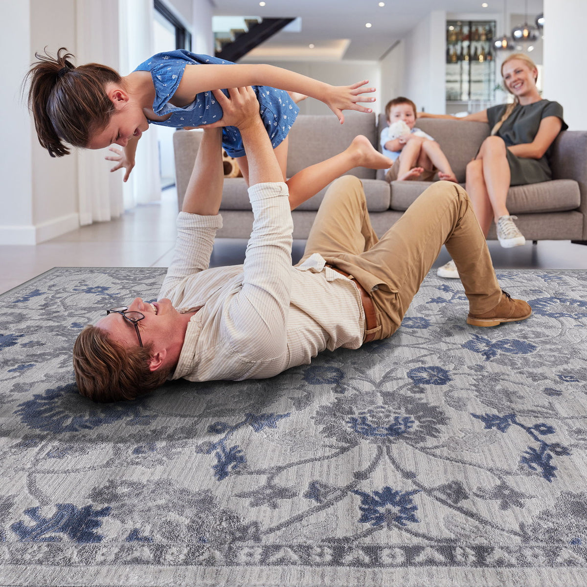 Marfi - Trendy Oriental Area Rug