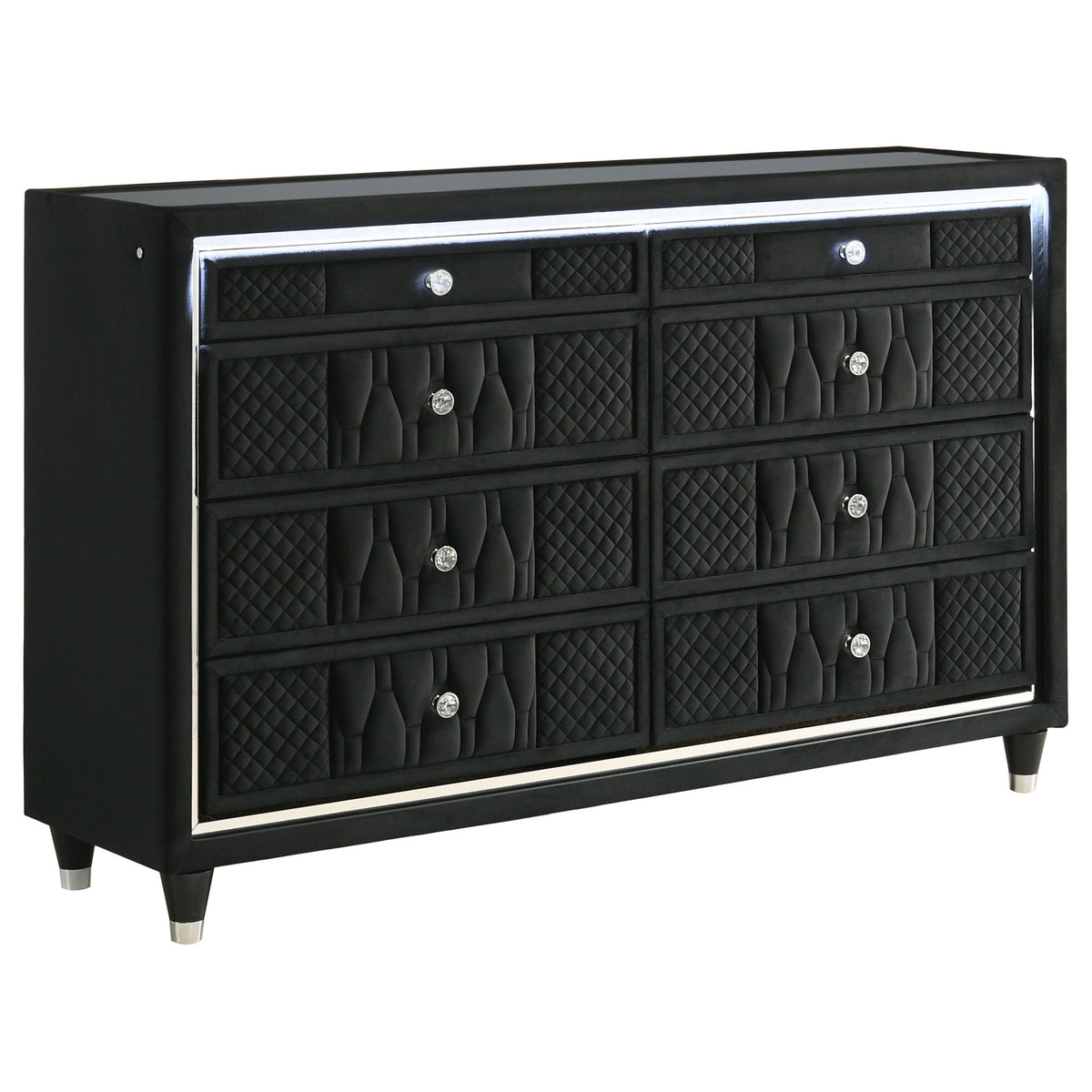 Mika - 8 Drawer LED Dresser
