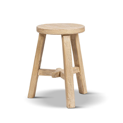 Linden - Round Stool - Light Brown