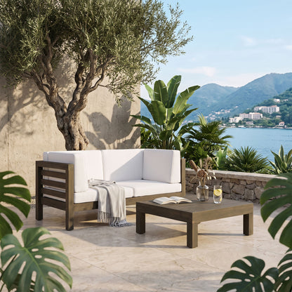 Oana - 3 Piece Love Seat Set With Coffee Table