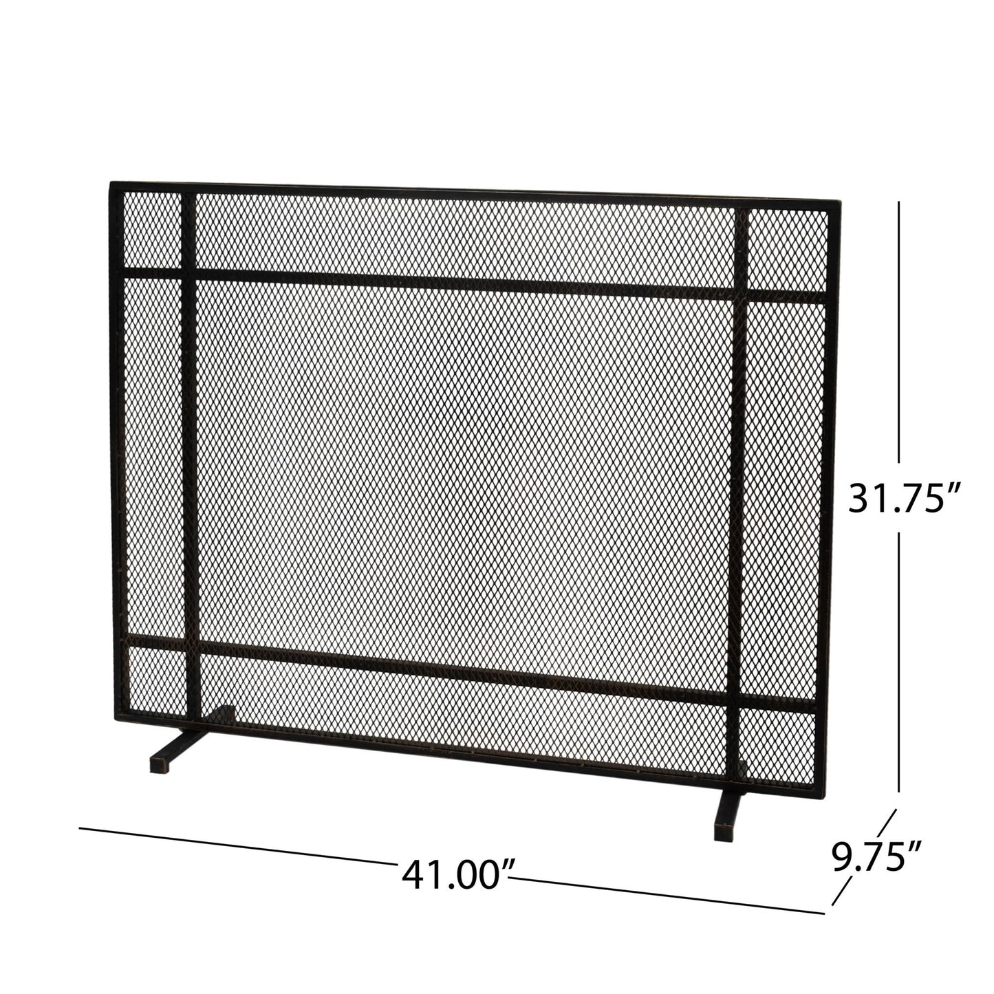 Elegant Iron Fire Screen For Fireplace Protection