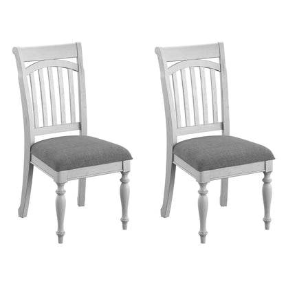 Slat Back Dining Chairs (Set of 2) - Gray