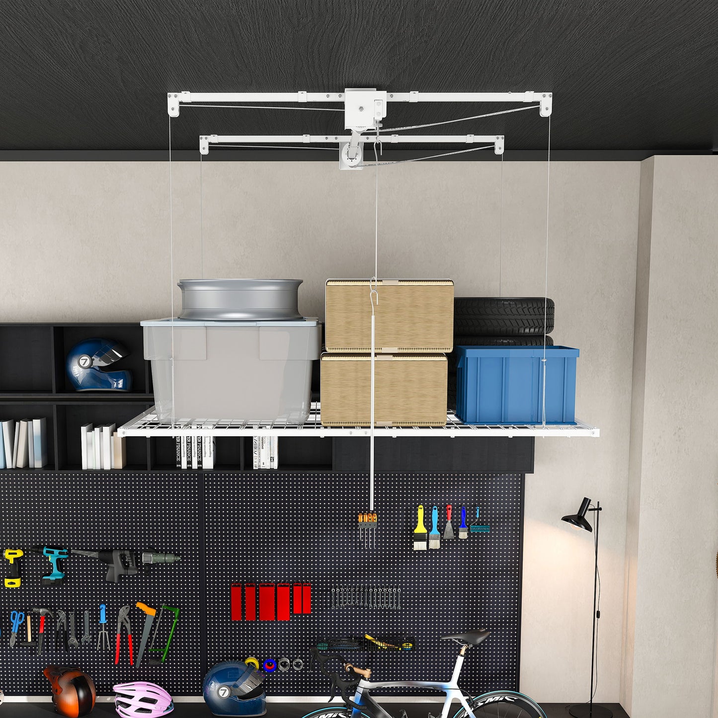 Overhead Garage Storage Rack