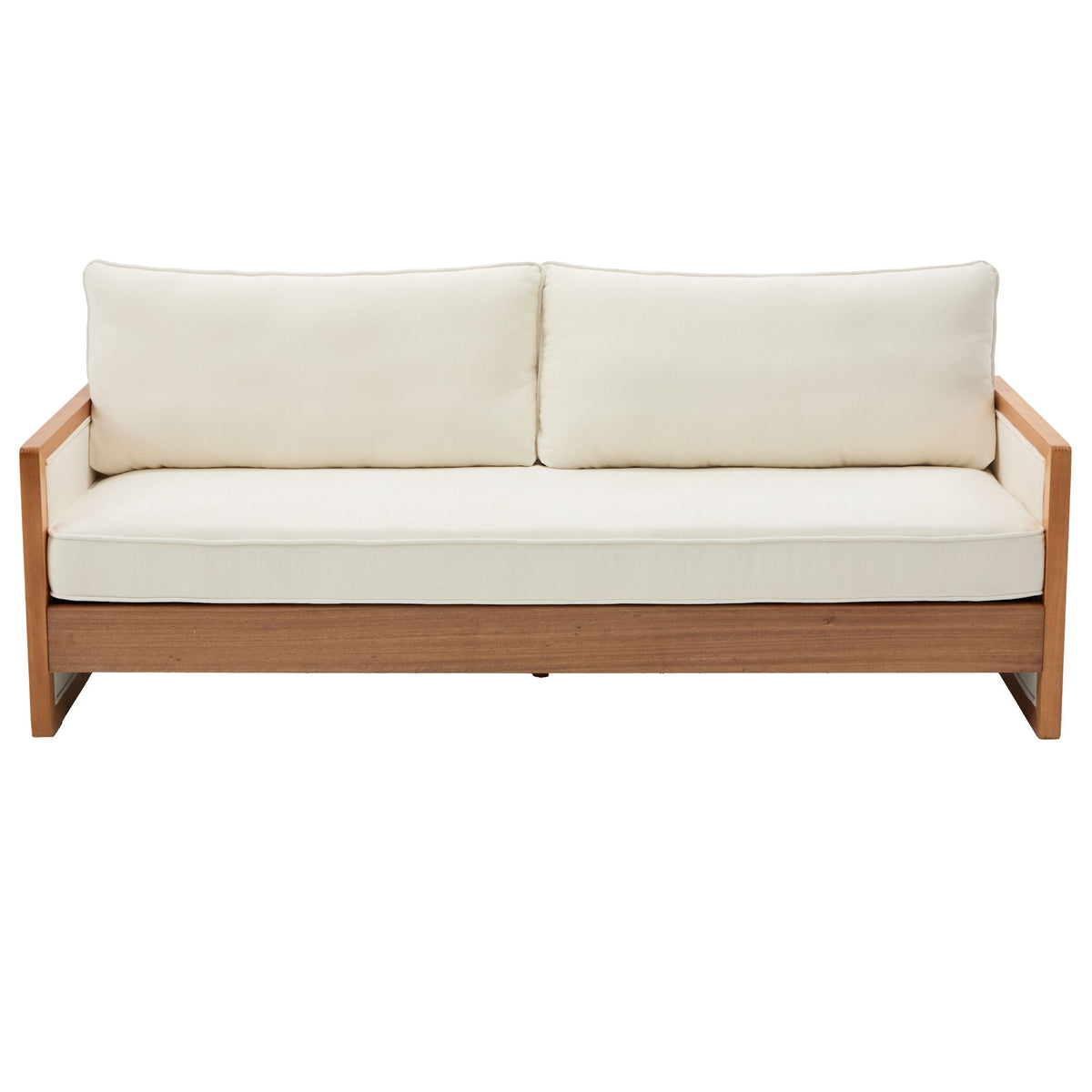 Modern 3 Seater Sofa With Armrests, Living Room Couch
