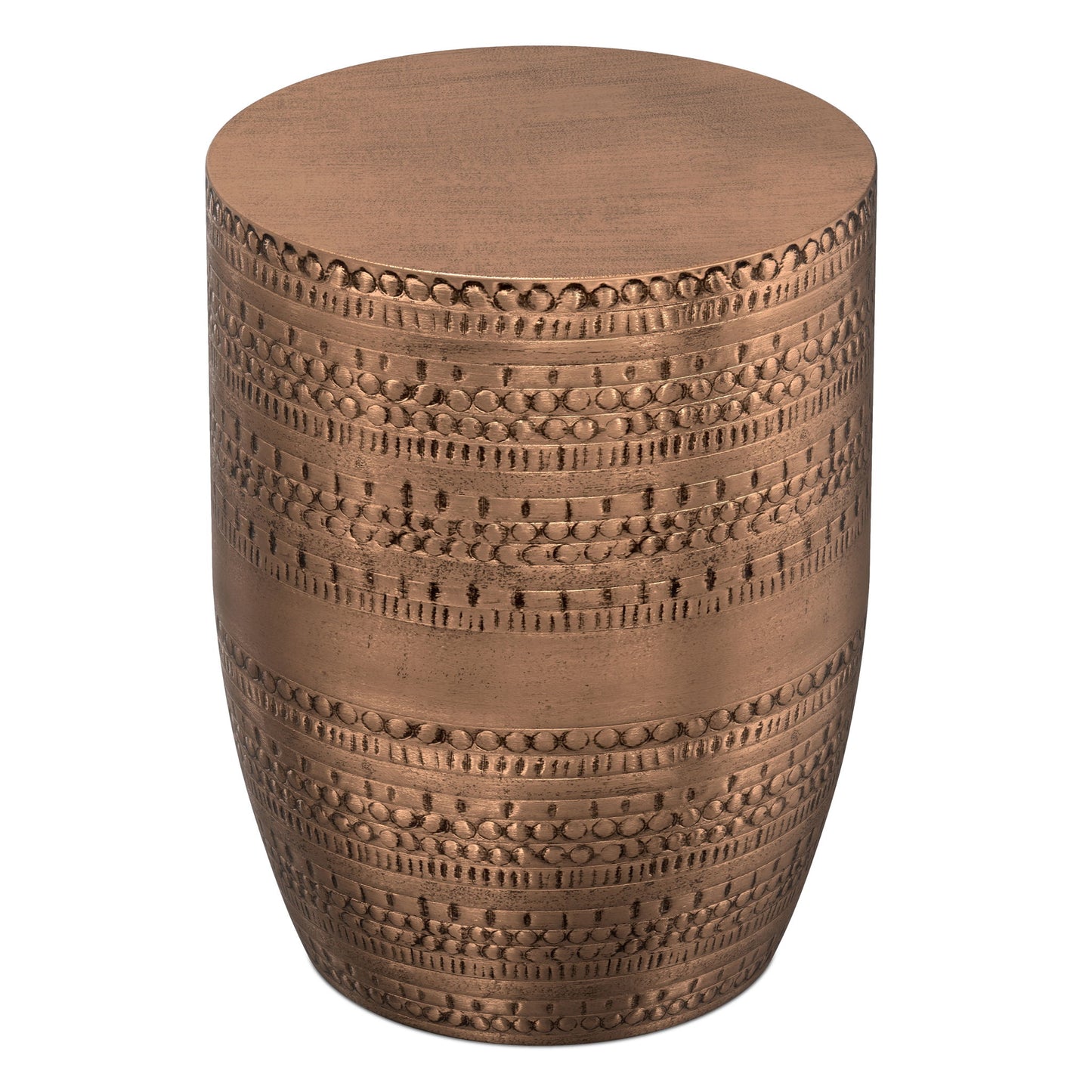 Johnsen - Handcrafted Large Metal Accent Table