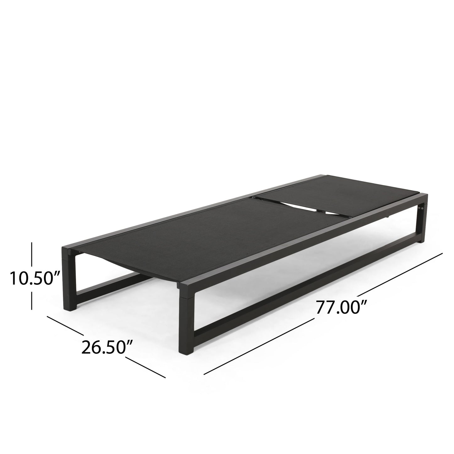Venice - Classic Chaise Lounge With Adjustable Aluminum Frame