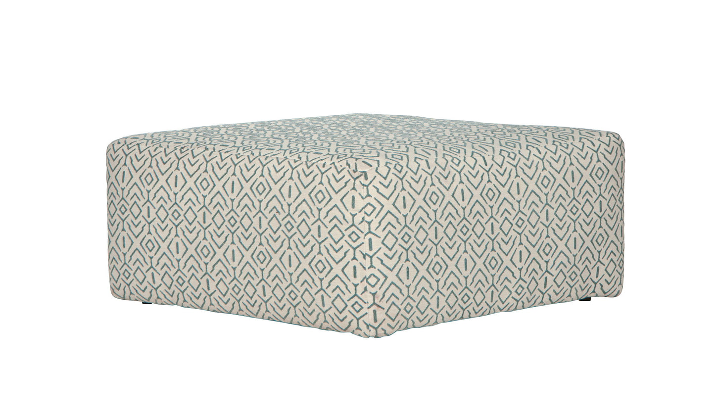 Howell - Cocktail Ottoman - Aqua