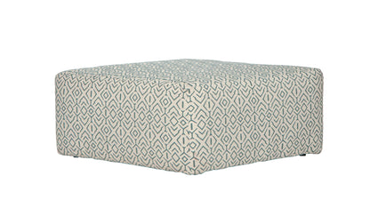 Howell - Cocktail Ottoman - Aqua