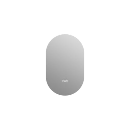 Smart Wall Mounted LED Touch Screen Mirror With Anti-Fog Function And Adjustable Lighting