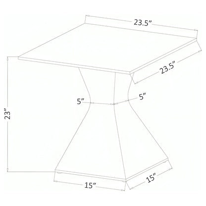 Exeter - Table With Glass Top
