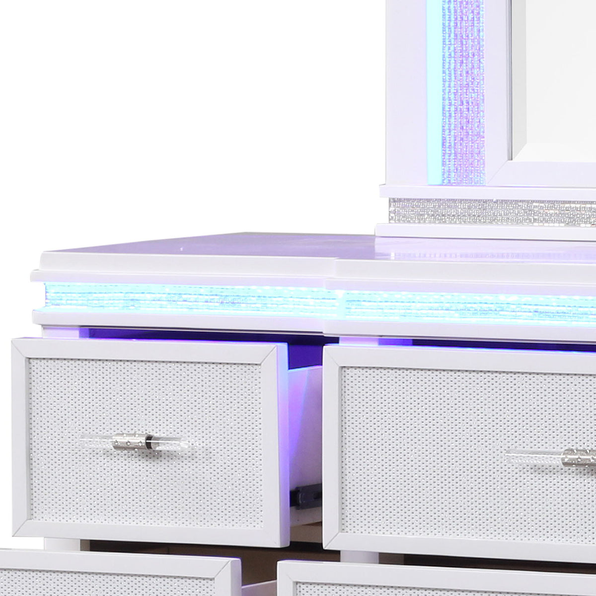 9 Drawer Dresser - White