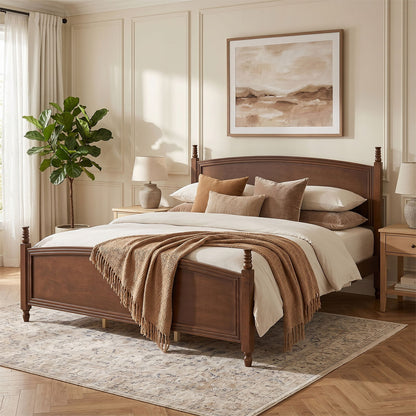 Bed Frame With Headboard & Footboard