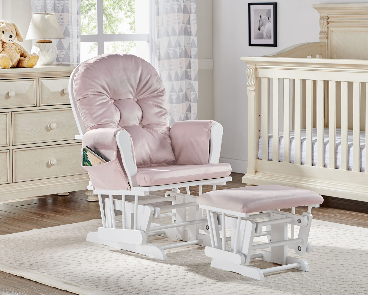 Mason - Comfortable Glider And Ottoman