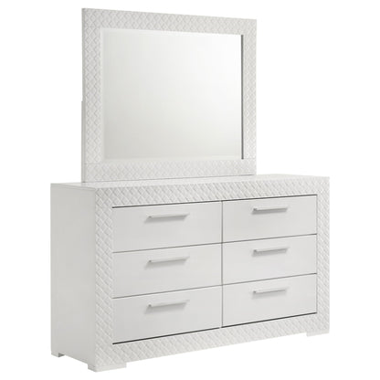 Pierce - 6 Drawer Dresser And Mirror