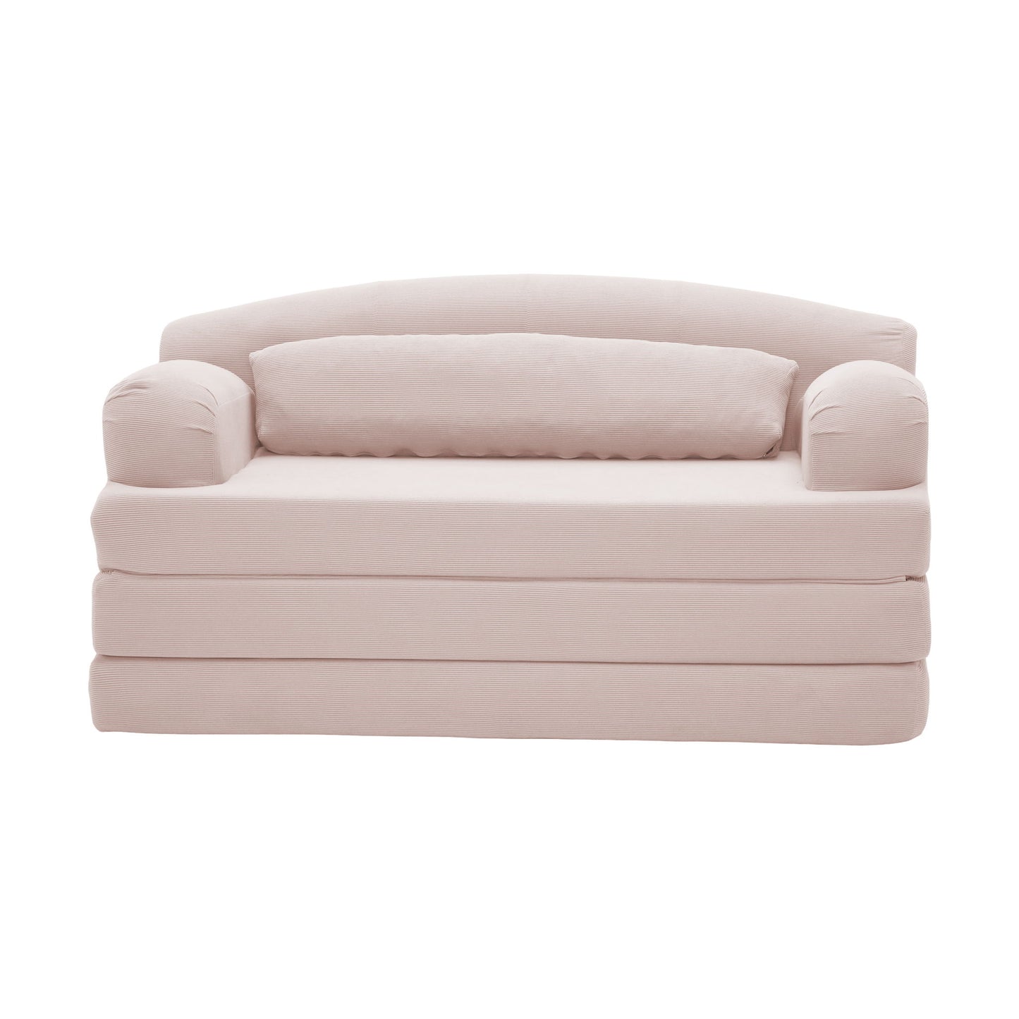 2 Seater Sofa Bed, Compact Foldable Floor Couch