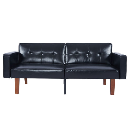 3 Position Split Back Futon Sofa Bed For Living Room