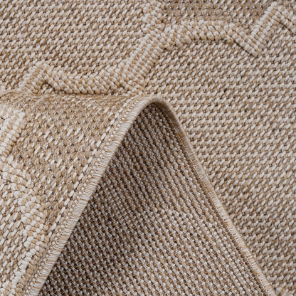 Guros - 6' X 9' Trellis Indoor / Outdoor Area Rug - Cream