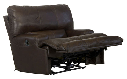 Wembley - Italian Leather Match Lay Flat Recliner - Chocolate