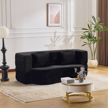 Modern Floor Sofa With 4 Pillows