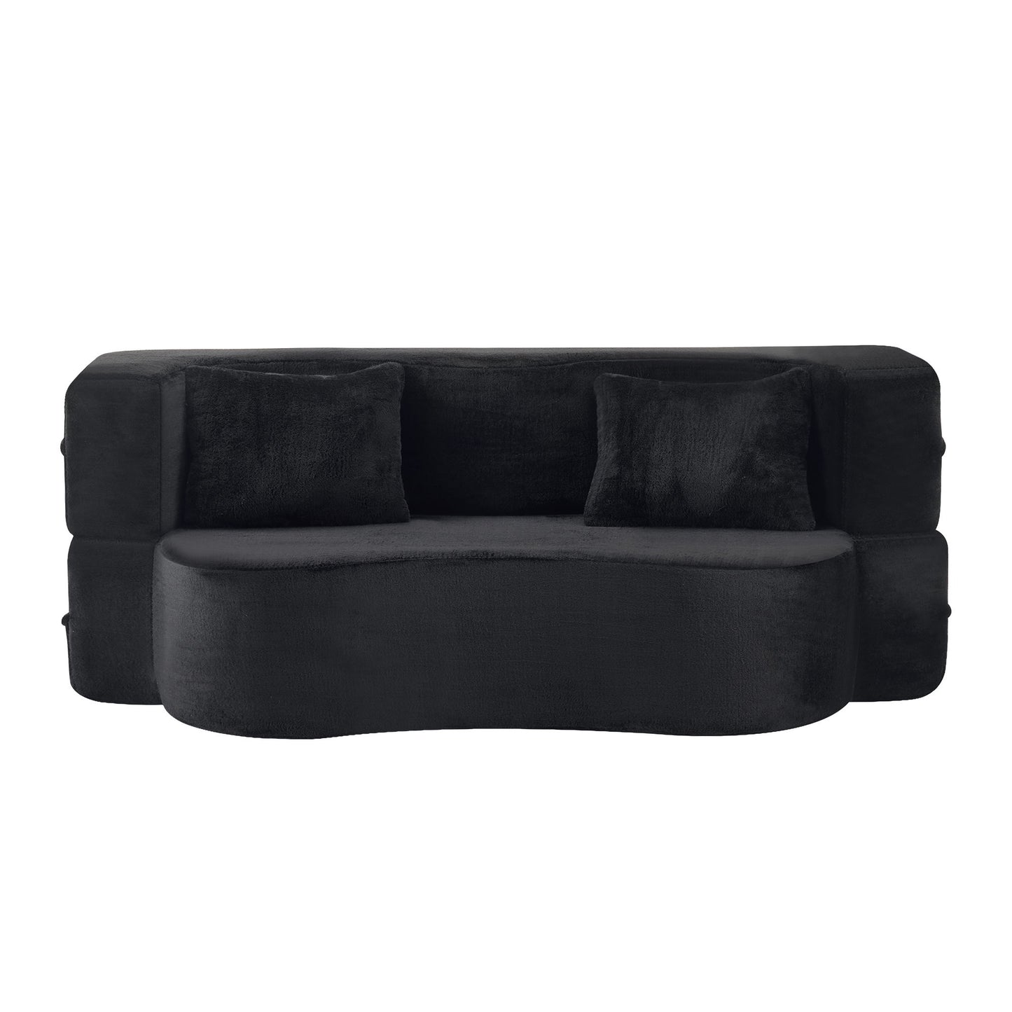 Modern Floor Sofa With 4 Pillows
