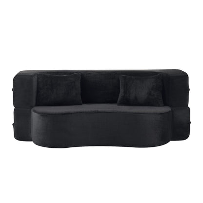 Modern Floor Sofa With 4 Pillows