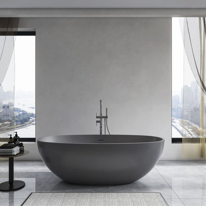 Freestanding Bathroom Bathtub With Ergonomic Design