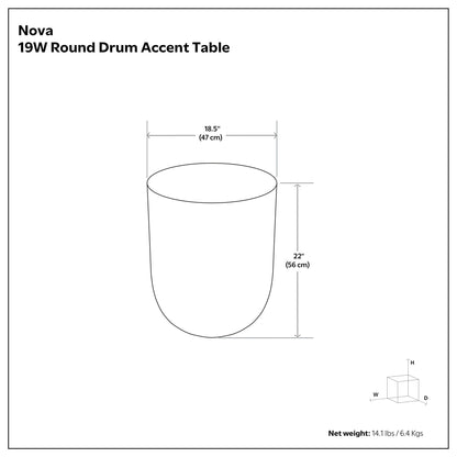 Nova - Handcrafted Metal Side Table