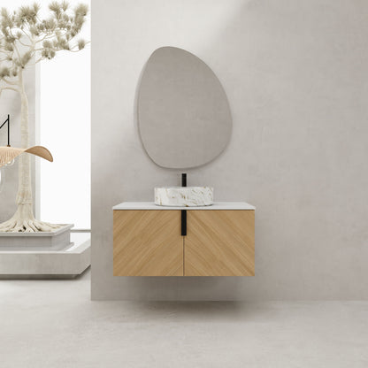 Wall Mounted Bathroom Vanity & Art Sink