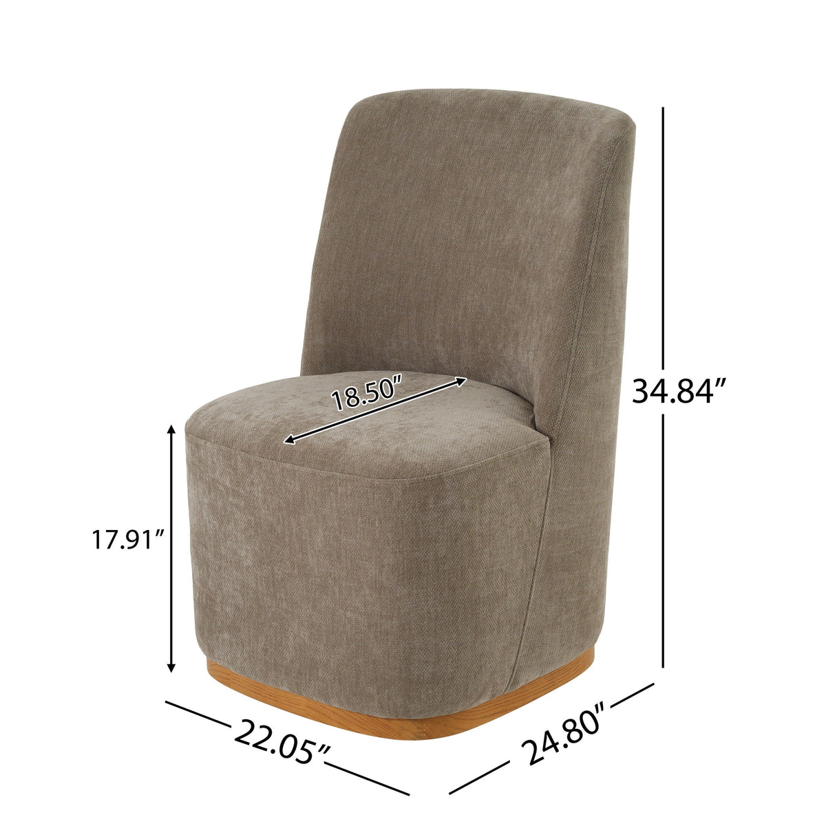 Indoor Upholstered Dining Chair (Set of 2)