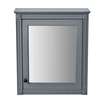 Wall Mounted Bathroom Storage Cabinet With Mirror, Medicine Cabinet With Height Adjustable Shelf