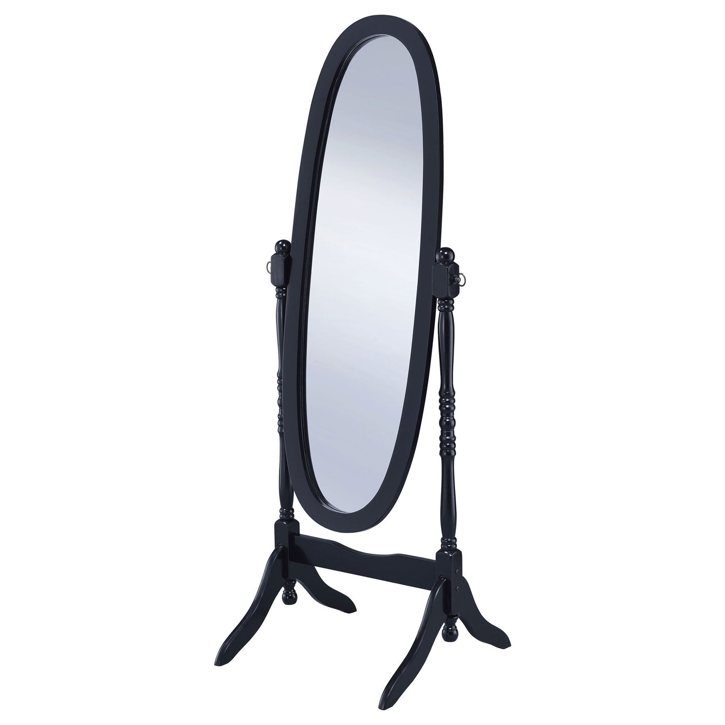 Dunne - Cheval Mirror With Oval Frame