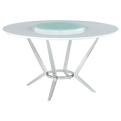 Anchor - Round Dining Table - Gloss White