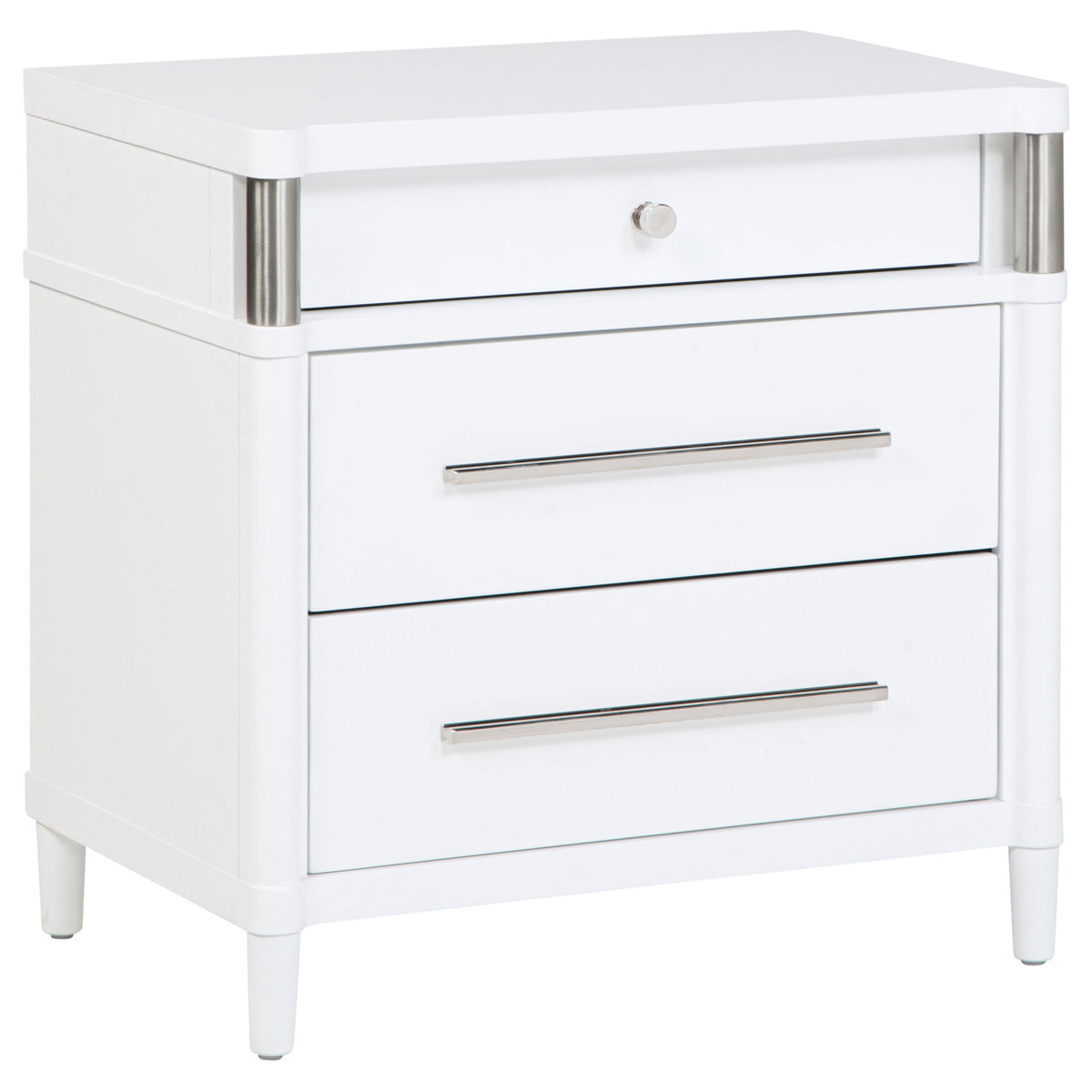 Robinson - 3 Drawer Nightstand - White