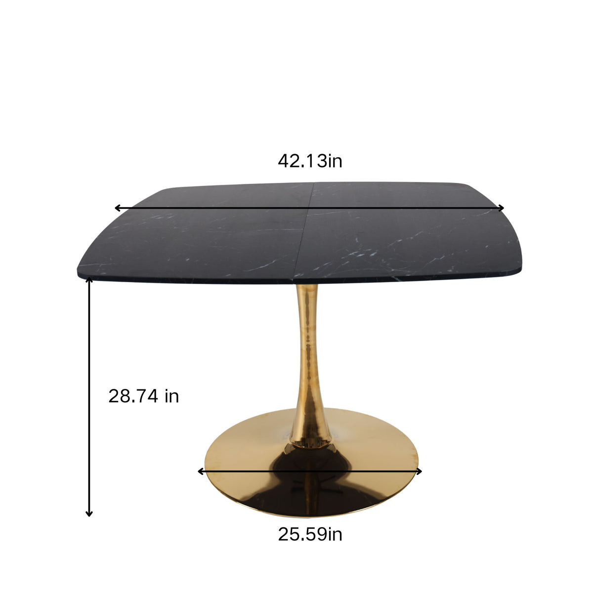 Modern Square Tulip Dining Table