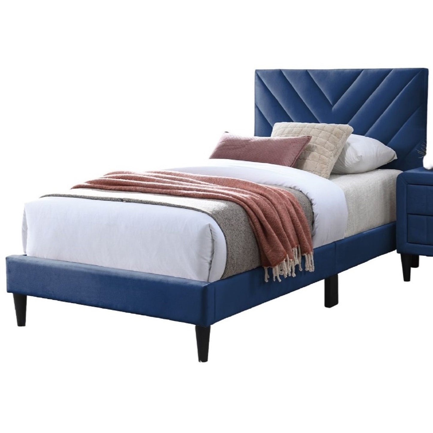 Bed Set With Adjustable Headboard