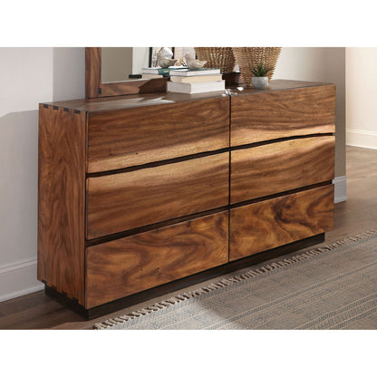 Beverly - 6 Drawer Dresser - Walnut