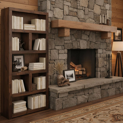 Closed Back High Bookcase