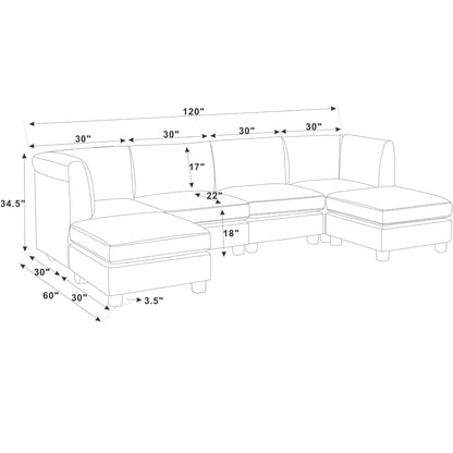 Upholstered Modular Sectional
