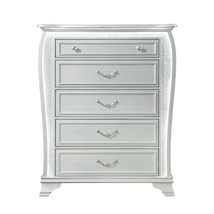 Aurelia - Chest & LED Lighting - Silver
