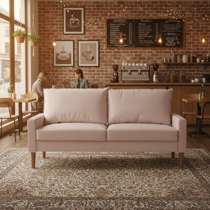 Upholstered Sofa, 3 Seater Couch For Living Room
