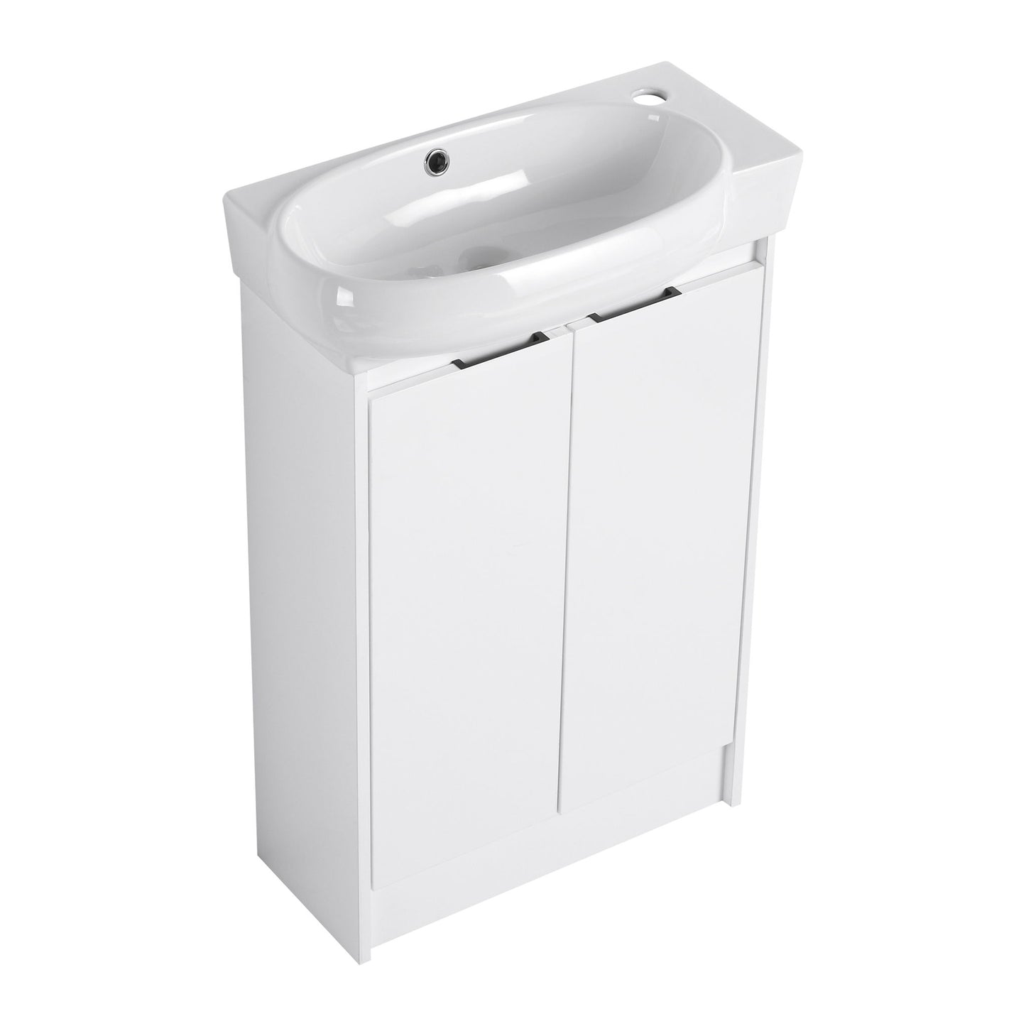 Freestanding Bathroom Vanity & Sink, Soft Close Doors