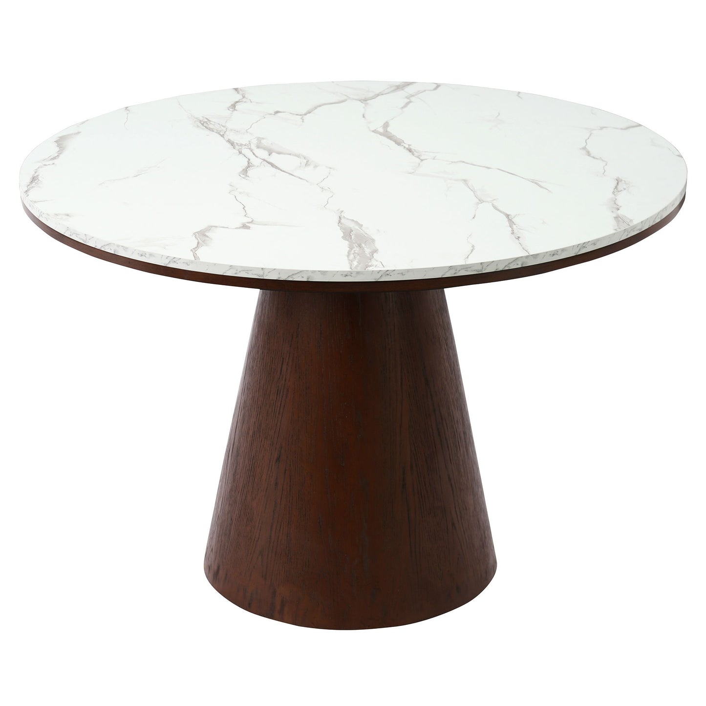 Round Dining Table For Dining Room - Brown