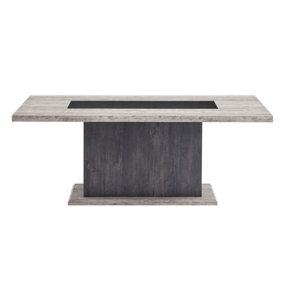 Dining Table, Fits Up To 6 People - Gray