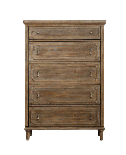 5 Drawer Chest - Taupe